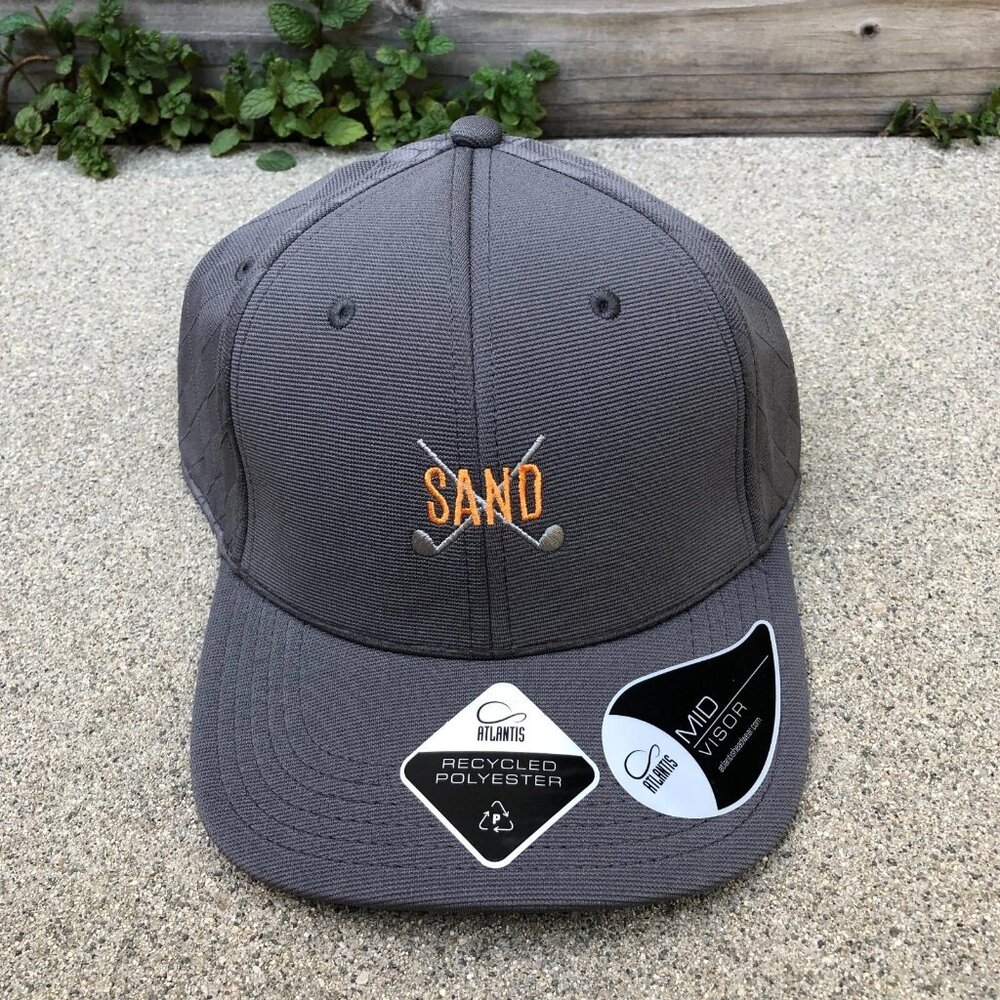 ATLANTIS HEADWEAR SAND Golf Hat Men's One Size Adjustable Cap Brand New